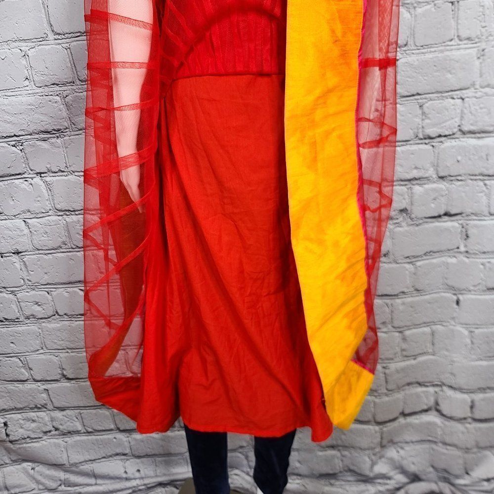 Colorful Embossed Dress, Size Small - Picture 6 of 10